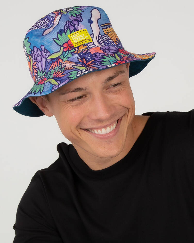 Milton Mango Euphoric Reversible Bucket Hat for Mens