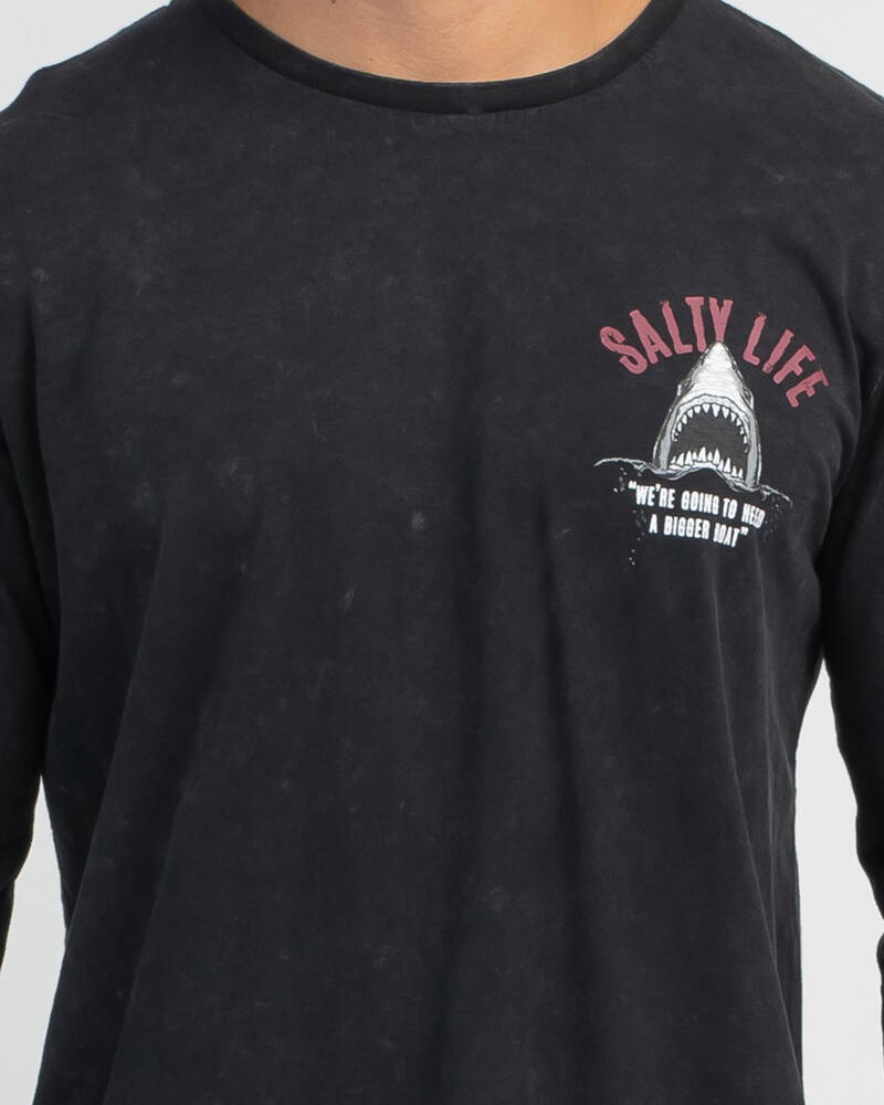 Salty Life Frenzy Long Sleeve T-Shirt for Mens