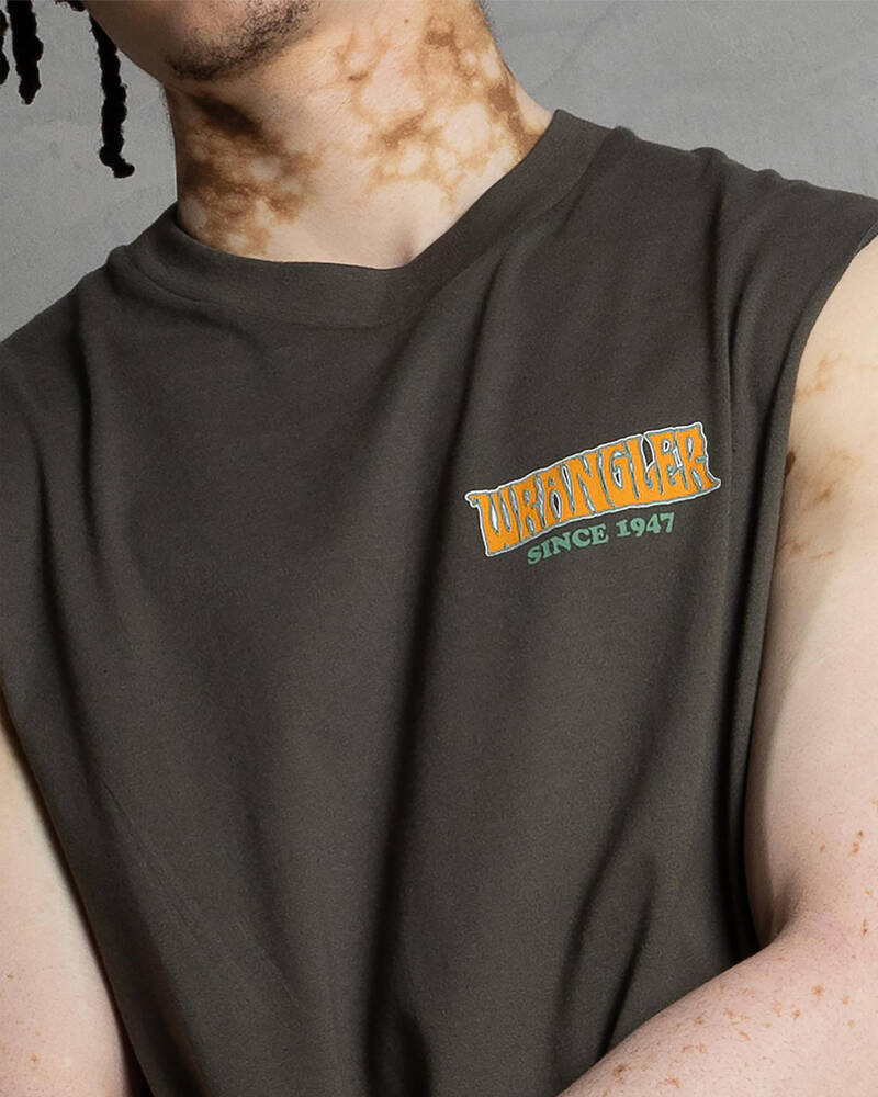 Wrangler Hollow Fangs Muscle Tank for Mens