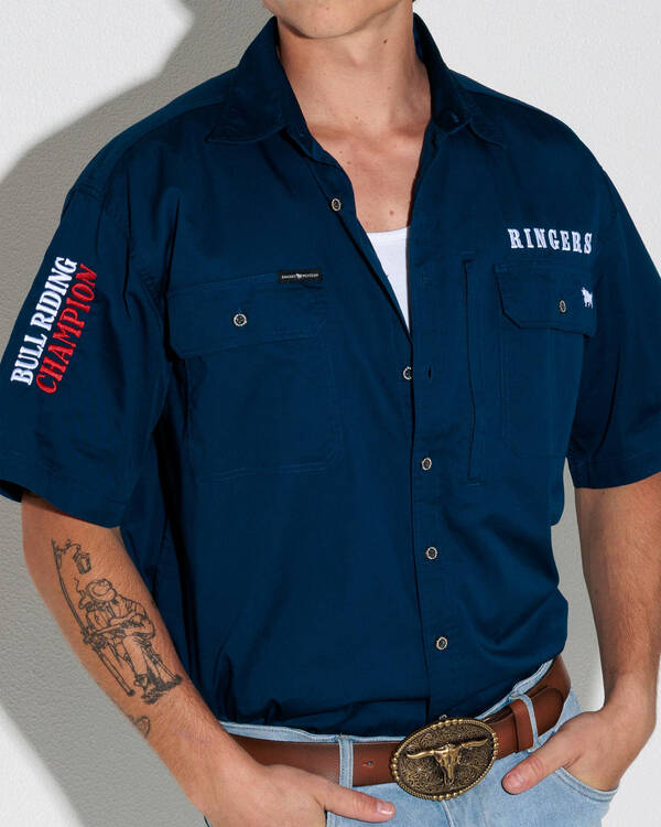 Ringers Western The Champion Short Sleeve Work Shirt for Mens