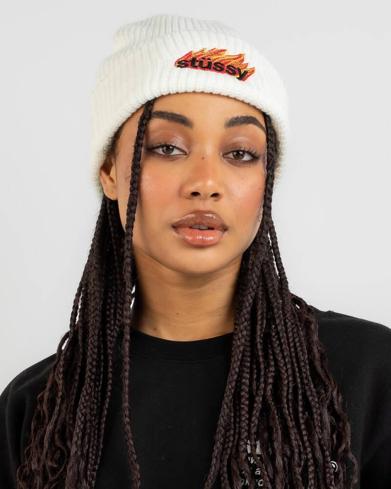 Stussy Flames Beanie for Womens