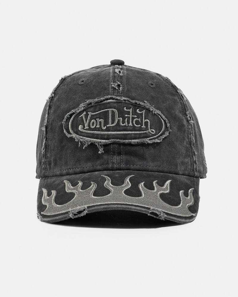 Von Dutch VD Flames Dad Cap for Mens