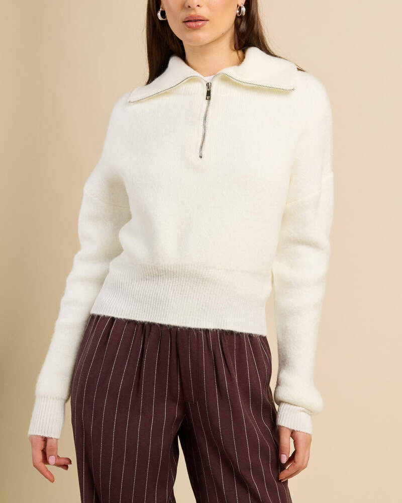 Mooloola Tonic Half Zip Knit Jumper for Womens