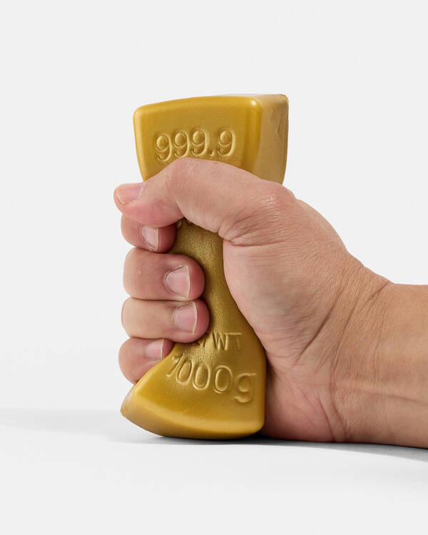 Get It Now Gold Bullion Squishy Fidget Toy for Unisex