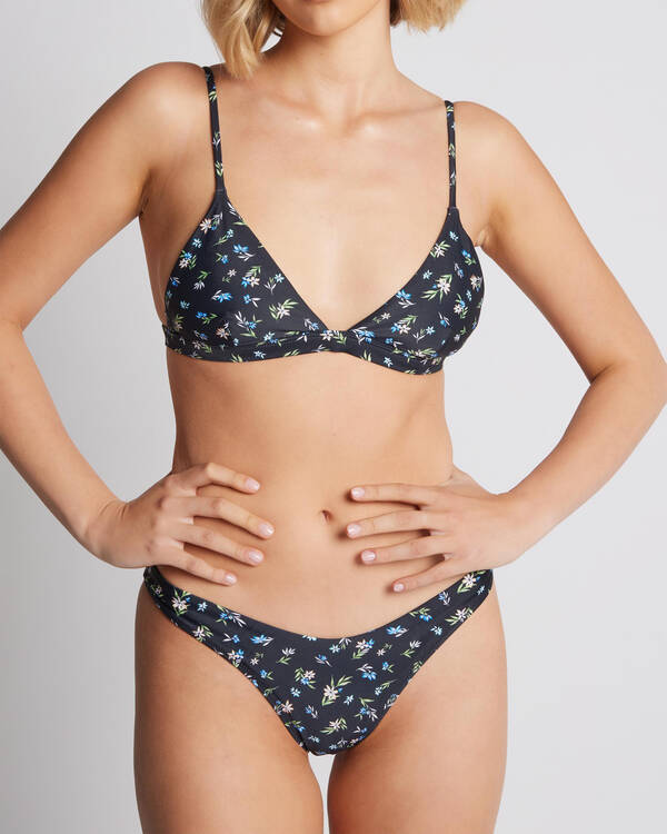 Rhythm Fleur Floral Bralette Bikini Top for Womens