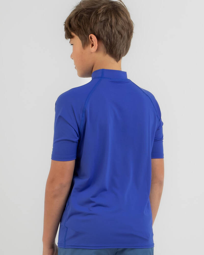 Billabong Boys' Union Short Sleeve Rash Vest for Mens