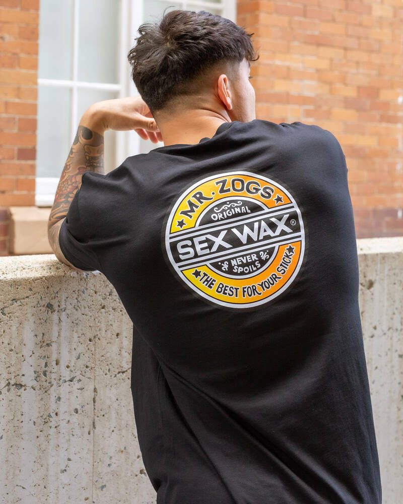 Sex Wax Orange Fade T-Shirt for Mens
