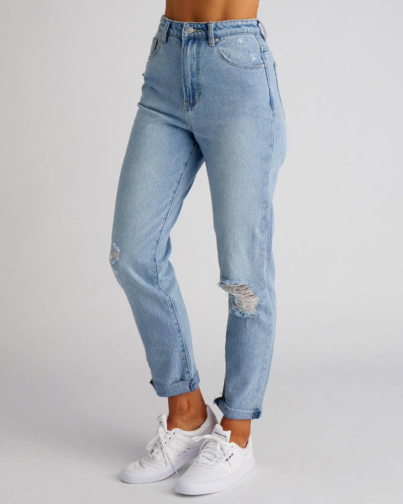 Black Palms The Relaxed Taper Jeans for Womens