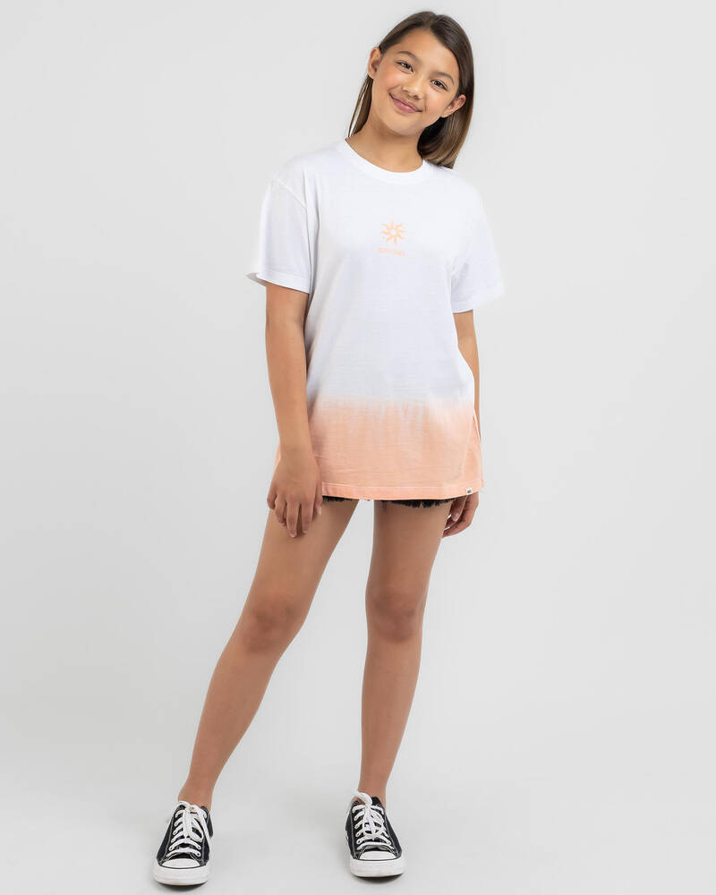 Rip Curl Girls' Surf Check Dye T-Shirt for Womens