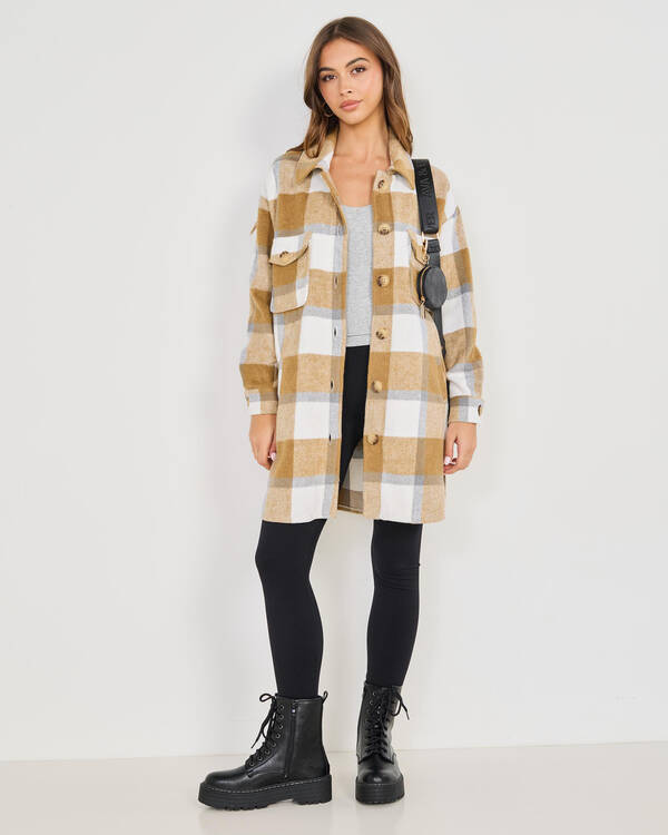 Ava And Ever Arlo Long Shacket for Womens