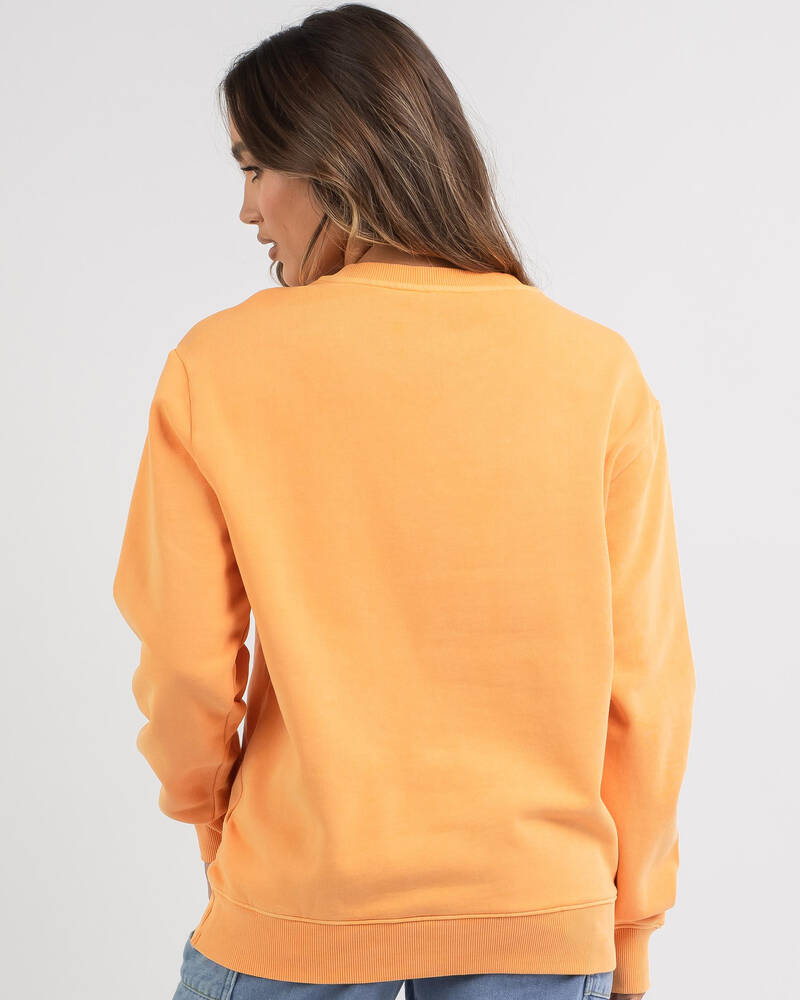 GUESS Originals Leon Sweatshirt In Orange Candy Multi - Fast Shipping ...