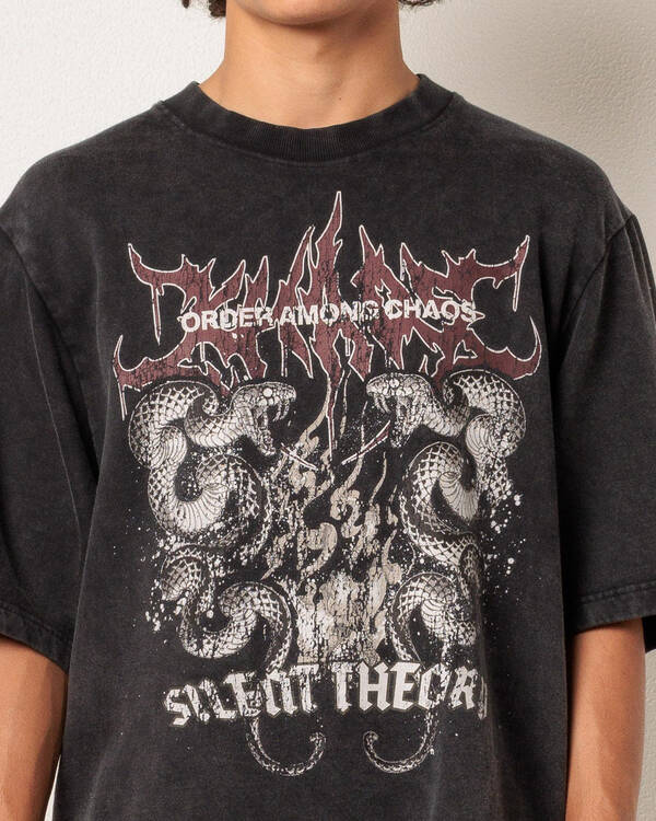 Silent Theory Anarchy Terry Fleece T-Shirt for Mens