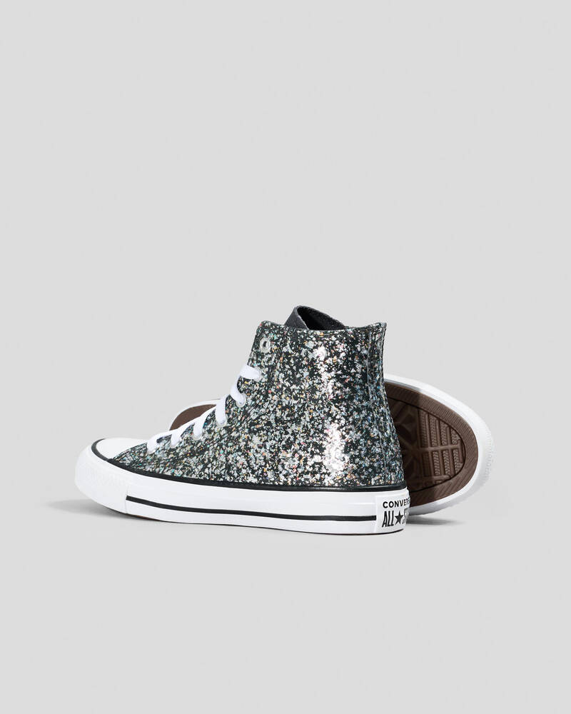 Converse Teen Girls' Chuck Taylor All Star Glitter Shoes for Womens