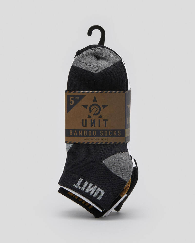 Unit Boys' Vital Socks 5 Pack for Mens