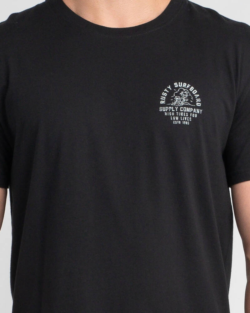 Rusty High Times T-Shirt for Mens