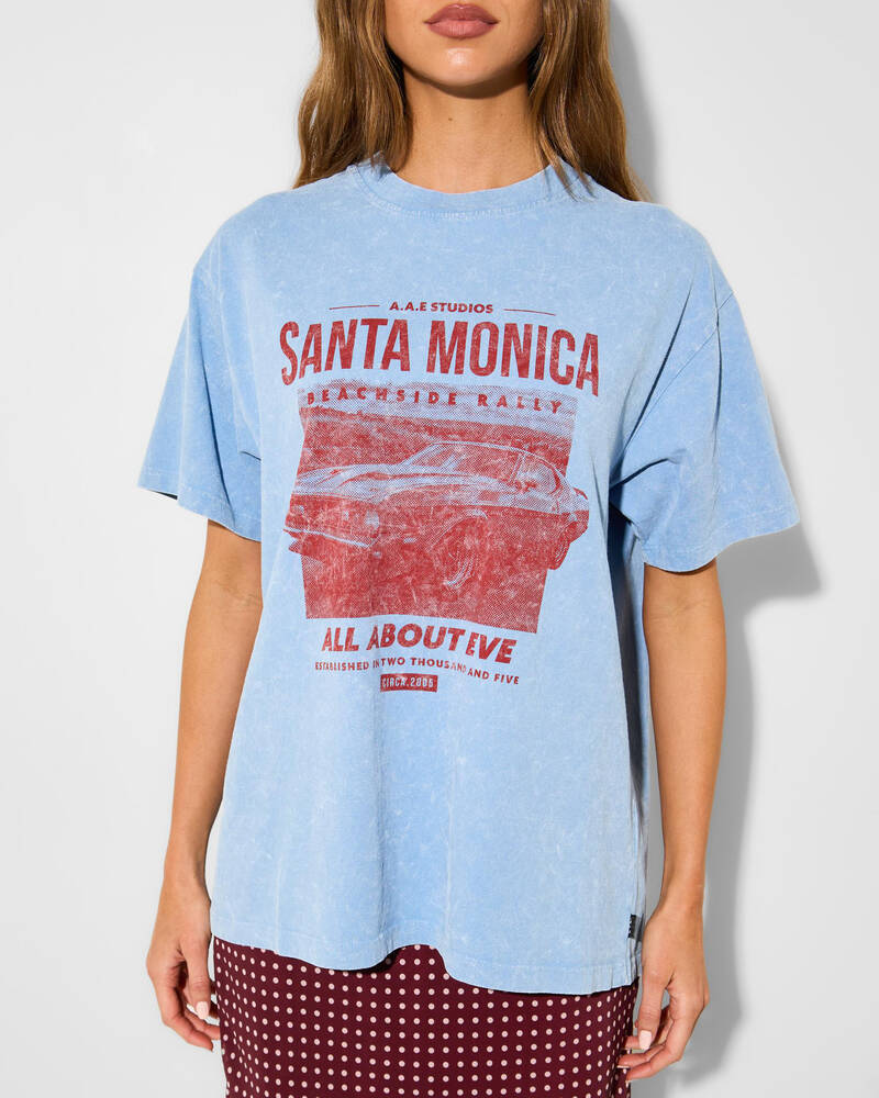 All About Eve Santa Monica Relaxed T-Shirt for Womens