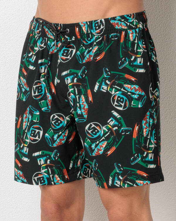 Victor Bravo's Greenade Finale Beach Shorts for Mens