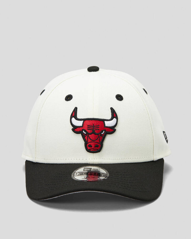 New Era Boys' Chicago Bulls 9Forty Chrome Cap for Mens