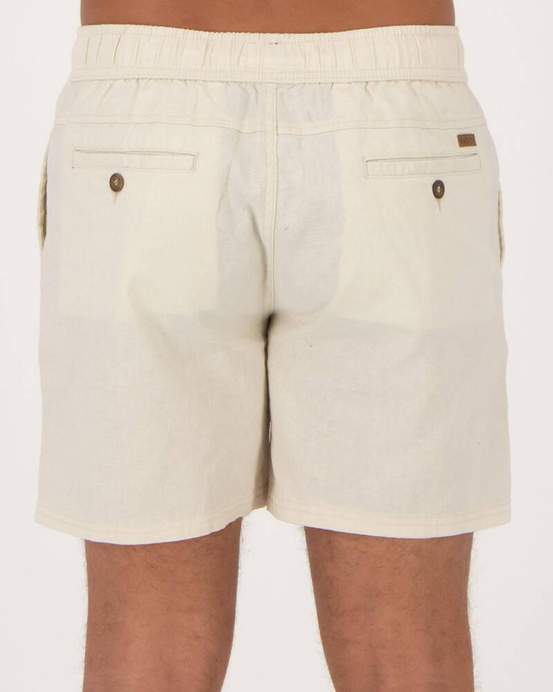 Shop Lucid Panama Mully Shorts In White - Fast Shipping & Easy Returns ...