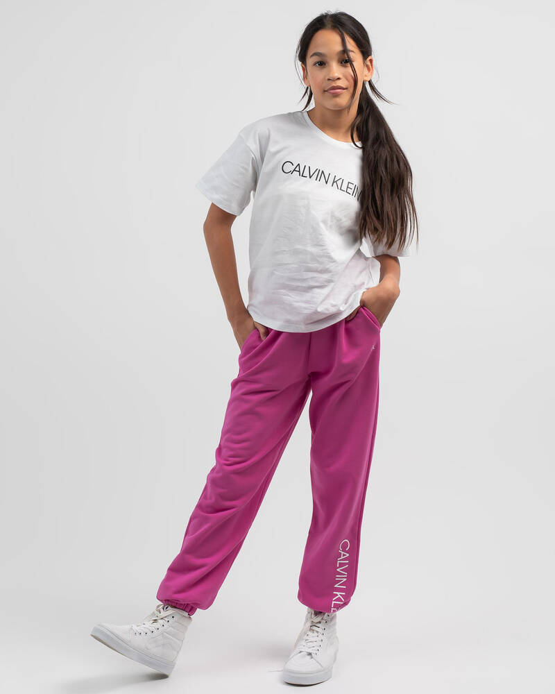 Calvin Klein Girls' Institutional Track Pants for Womens