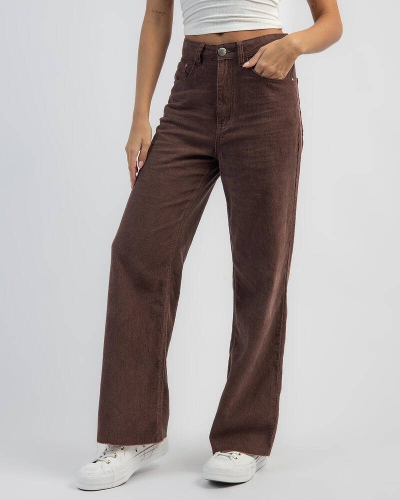 Ava And Ever Ramona Pants In Chocolate - Fast Shipping & Easy Returns ...