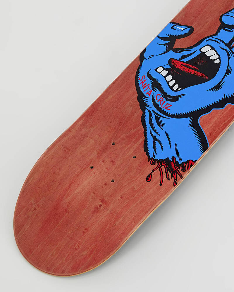 Santa Cruz Screaming Hand 8.0" Skateboard Deck for Mens