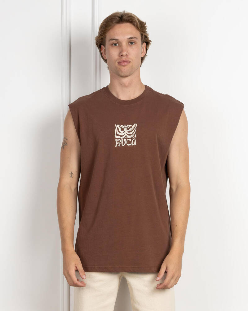 RVCA Fronds Muscle Tank for Mens