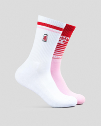 FOOT-IES Cherry Coke Micro Sneaker Socks 2 Pack for Mens image number null