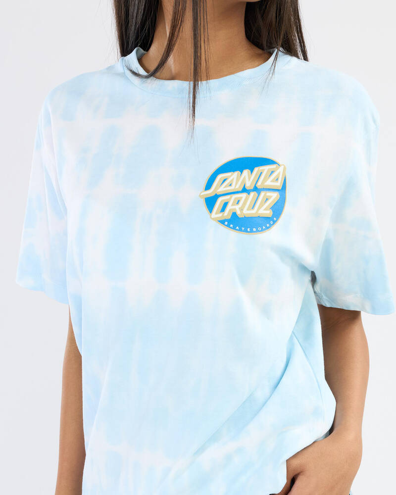 Santa Cruz Girls' Other Dot Oversized T-Shirt for Womens