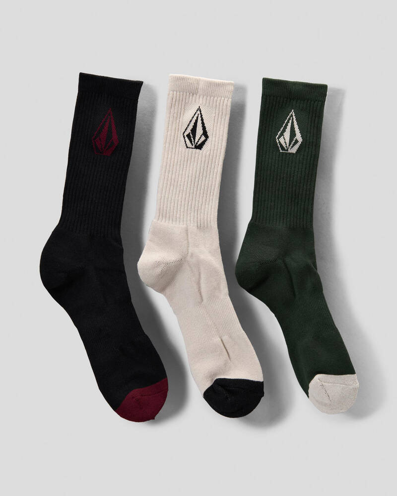 Volcom Full Stone Socks 3 Pack for Mens