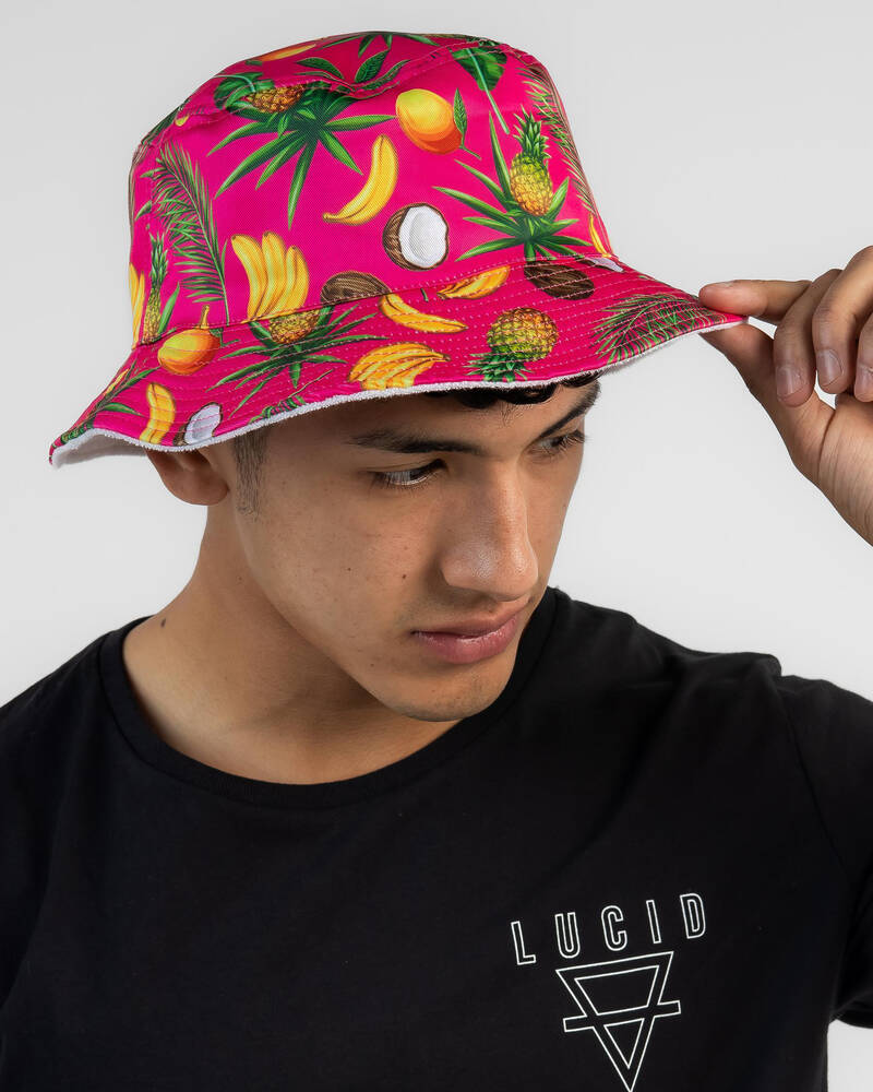 Lucid Tropical Zone Bucket Hat for Mens