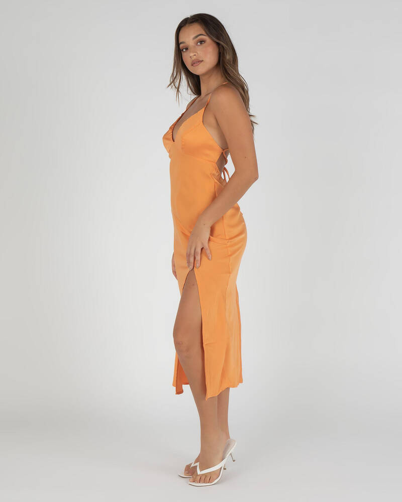 Morning Mist Castle Midi Dress for Womens