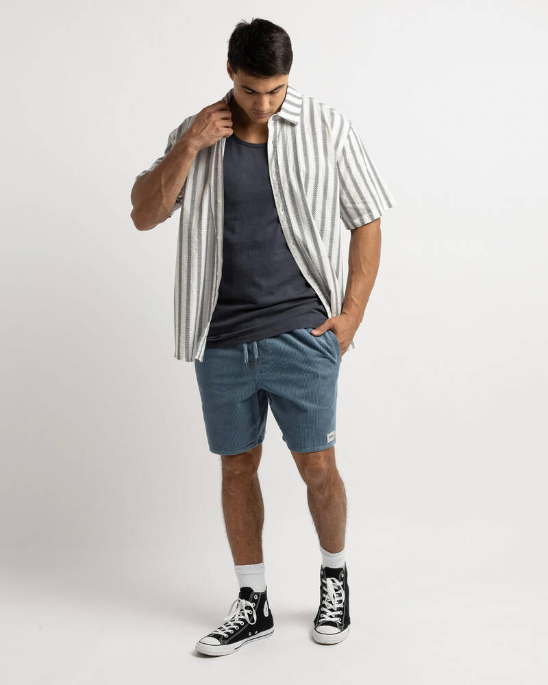 Rhythm Cord Jam Walk Shorts for Mens