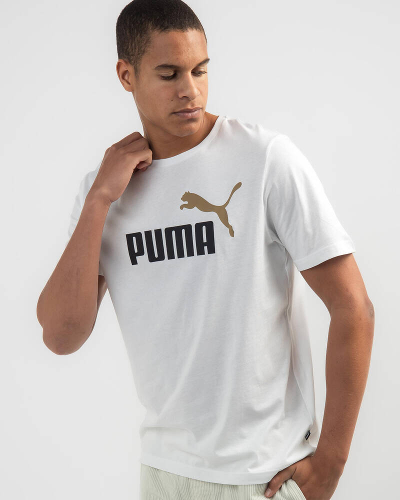 Puma ESS+2 Col Logo T-Shirt for Mens