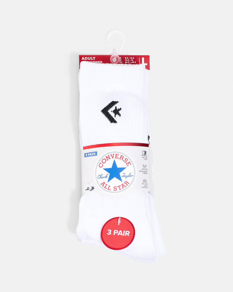Converse Crew Socks 3 Pack for Mens