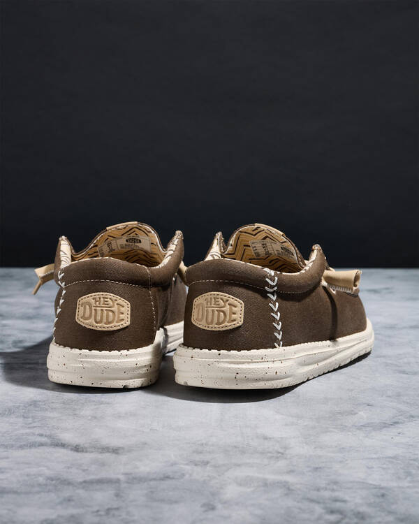 HEYDUDE Wally Stretch Canvas Shoes for Mens