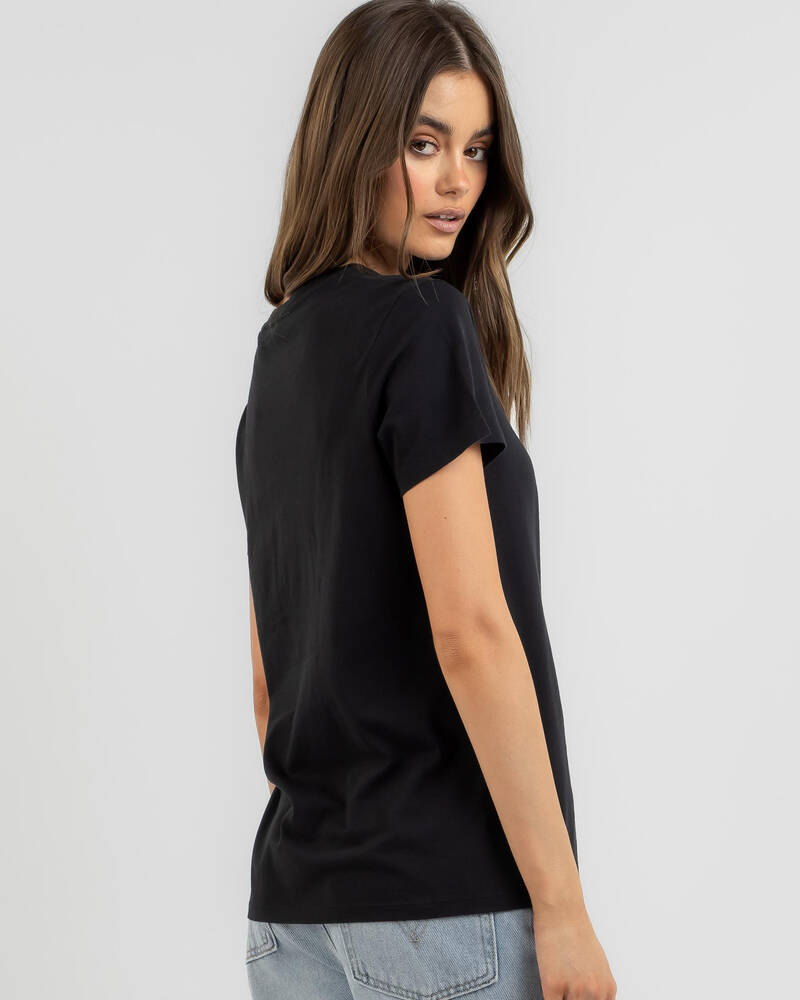 Levi's Perfect T-Shirt In Mineral Black - Fast Shipping & Easy Returns ...