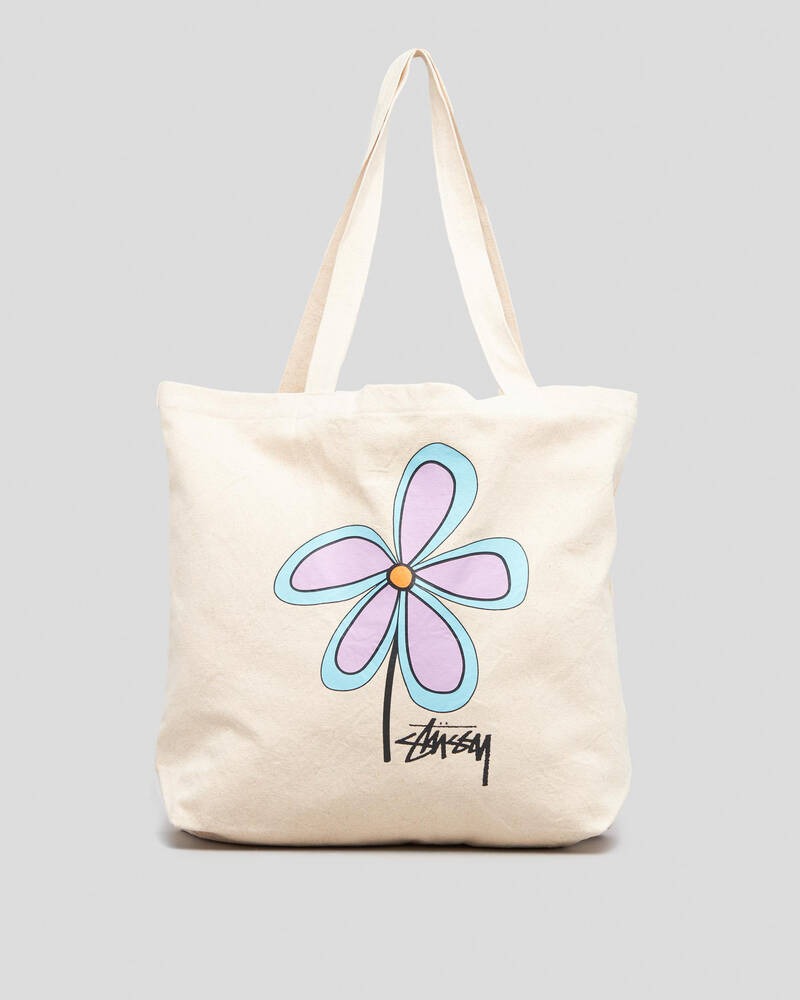 Stussy Flower Tote Bag for Womens