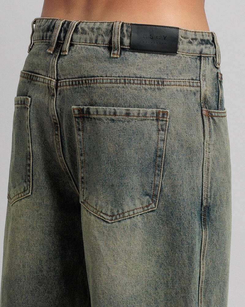 K6 Baggy Wide Leg Jeans, 01, hi-res