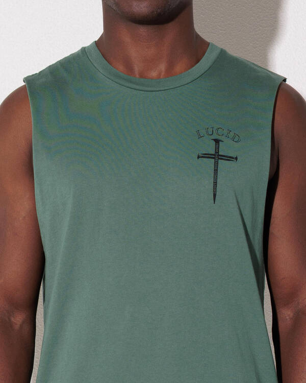 Lucid Nail Bound Muscle Tank for Mens