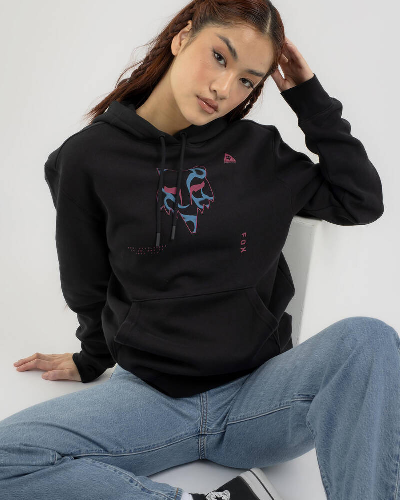Fox Withered Fleece Pullover Hoodie for Womens