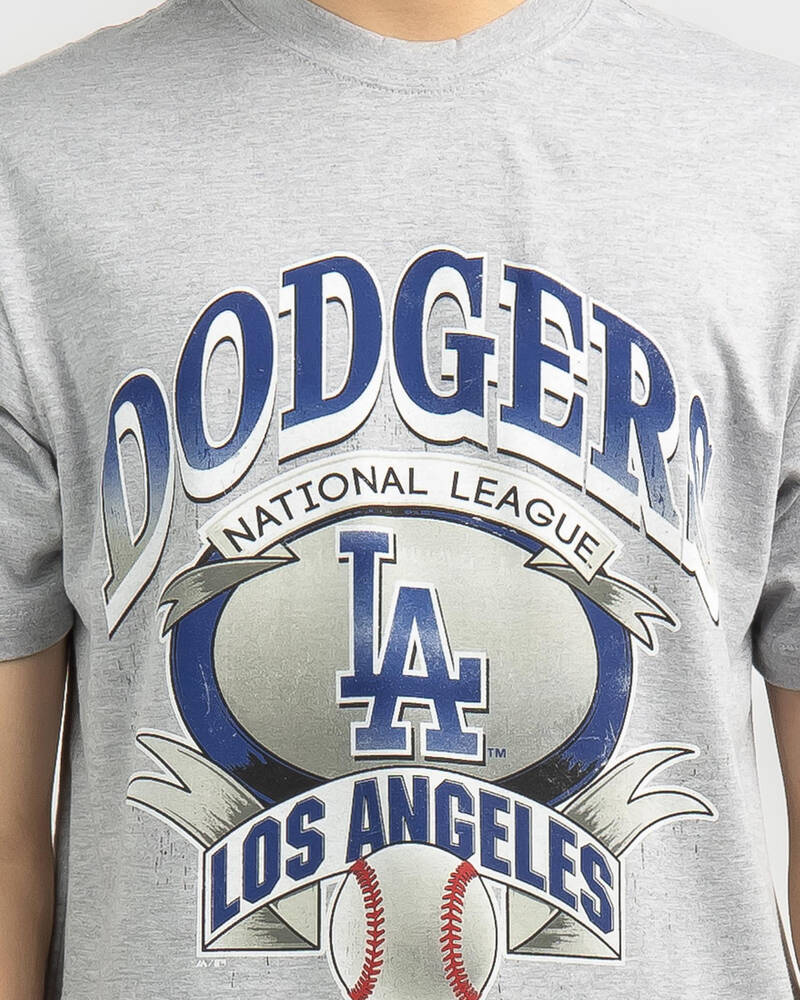 Majestic LA Dodgers Vintage Banner T-Shirt In Grey Marle - FREE* Shipping &  Easy Returns - City Beach United States