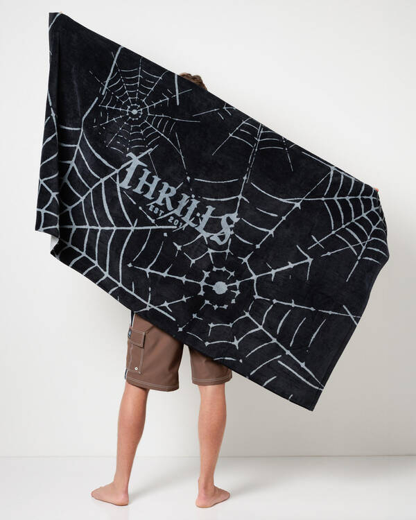 Thrills Web Of Deceit Towel for Unisex