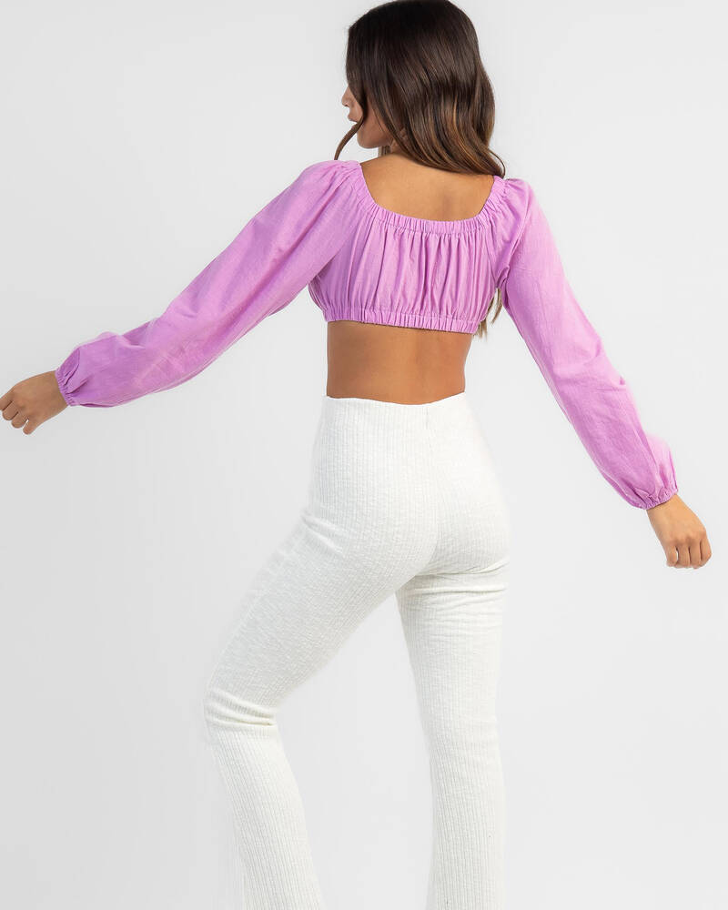 Ava And Ever Indigo Top for Womens