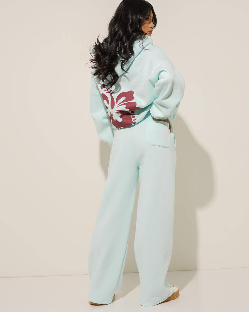 Malibu Lounge Hibiscus Track Pants for Womens