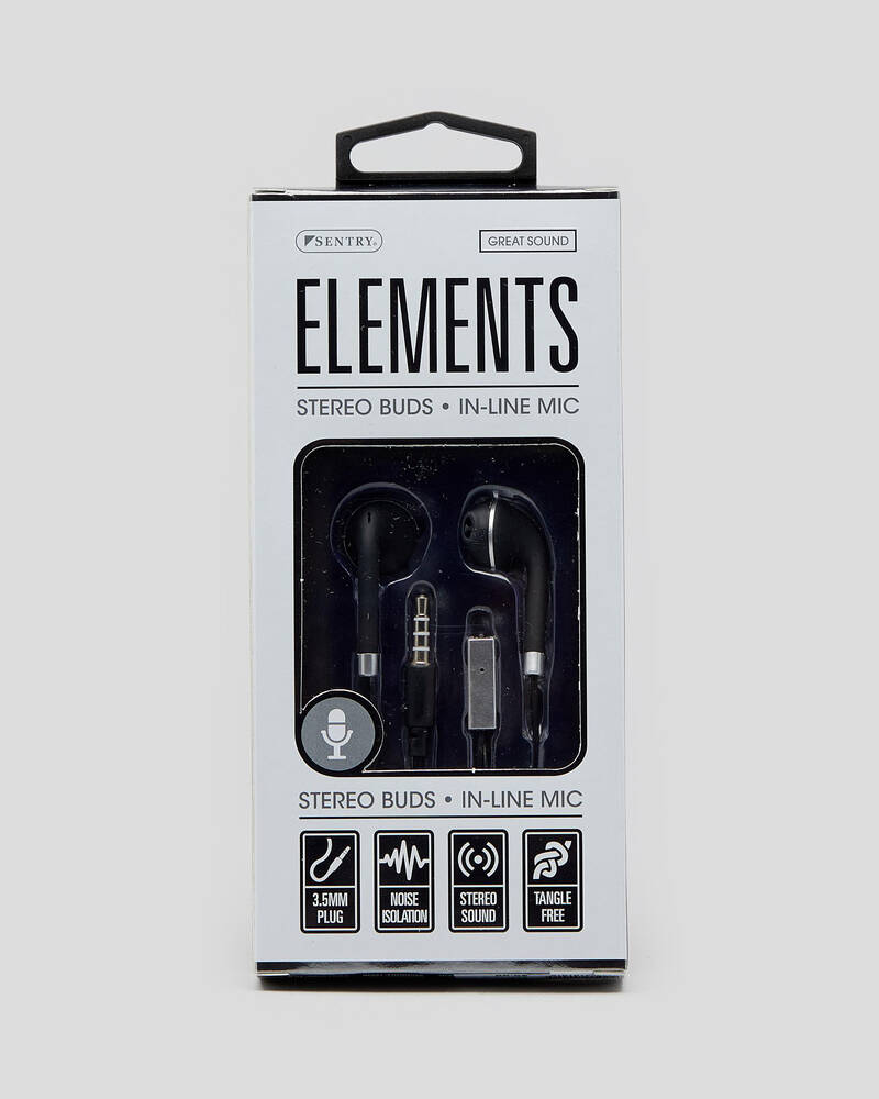 Sentry Wire Ear Buds With Mic for Mens