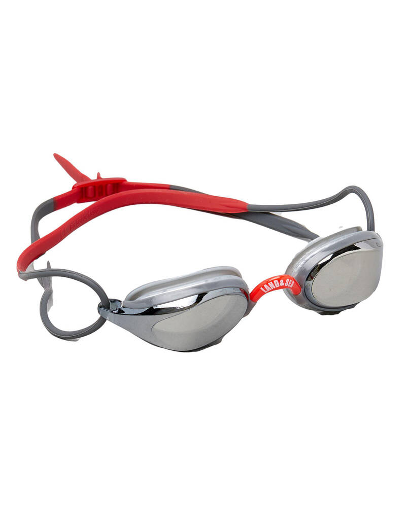 Land & Sea Sports Mirror Race Goggles for Unisex