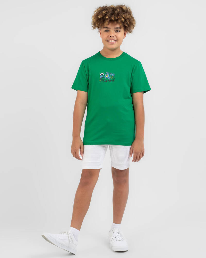 Santa Cruz Boys' Beach Bum Hand T-Shirt for Mens