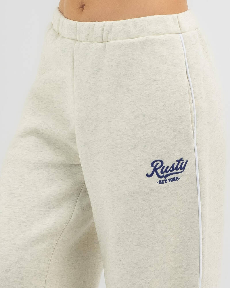 Rusty Maxo Relaxo Low Rise Wide Leg Track Pants for Womens