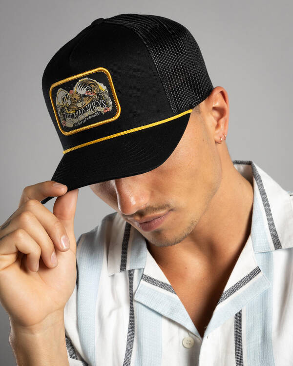 The Mad Hueys Frothin Out Twill Trucker Cap for Mens